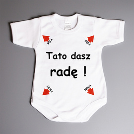 Tato dasz radę - body niemowlęce